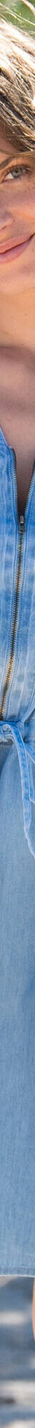 Robe courte col zippé, denim léger (bleached) Robe courte col zippé, denim léger (bleached)